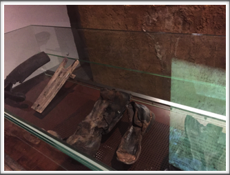 Shoes found at the Katyn grave site